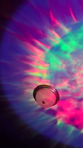 I made my own night light using led lights, a protractor, and a kaleidoscope.