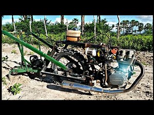 CUTIVADOR COM MOTOR DE MOTO CG 125.