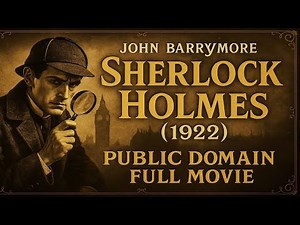 Sherlock Holmes (1922) – John Barrymore Silent Mystery | Public Domain Full Movie