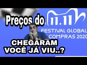OS PREÇOS DO 11/11 NA ALIEXPRESS CHEGARAM