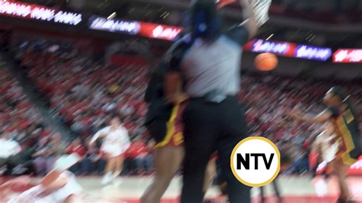 No. 20 Nebraska is up 38-36 at half on No. 17 USC. The Trojans have brought full-court pressure, caused turnovers, and grabbed 11 offensive rebounds Big Red went a perfect 13 for 13 from the free-throw line! Britt Prince has a team-high 9 points. Going to be a fun 2nd half! #huskers #cornhuskers #gobigred #nebraskabasketball | NTV News