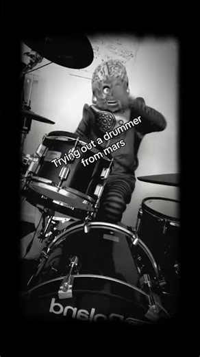 Martian Tries Out to Be Our Drummer 🛸🥁 #drummer #martian #band #metal