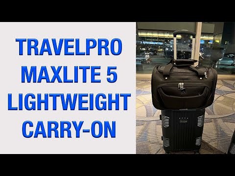 The BEST American Airlines Personal Item Bag Travelpro Maxlite 5