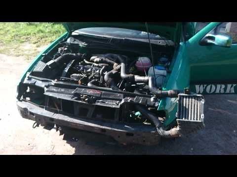 Caddy 2 SDI to TDI (Golf mk3) Conversion First Start. (Engine Swap)