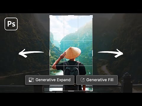 Convert ANY Image to Portrait or Landscape in Photoshop with Generative Ai