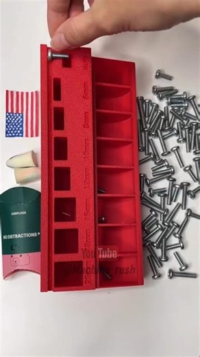 Smart Screw Sorting Tool | Fast & Satisfying Organization Hack