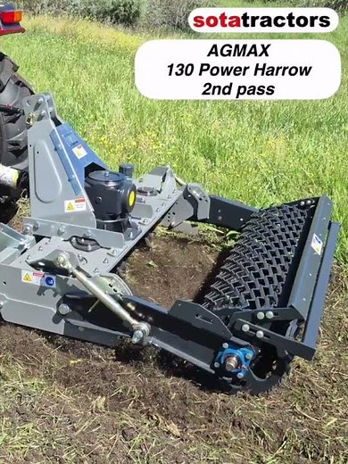 AGMAX Power Harrow 130cm