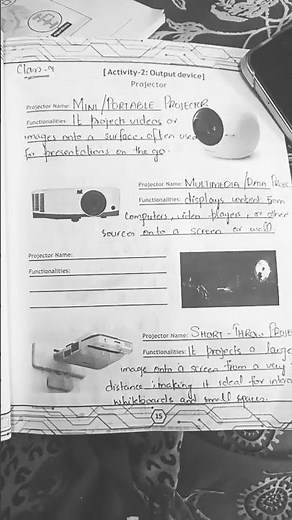 Class 9| Computer | Experimental Skills | ACTIVITY 2 | OUTPUT DEVICES | PROJECTOR | NBF |