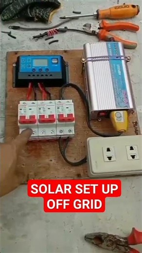 How to install off grid solar set up #tutorial #solartech #solarsetup