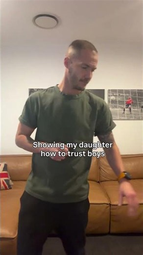 Teaching my daughter early how to handle boys 💁🏼 ♀️Girl Dad Follow @chrisduncan7 •••#dad #daug
