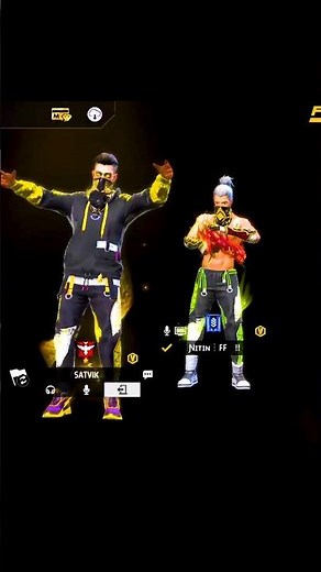 Nitin Free Fire भाई ke sath 1st CS Rank me Ye Kya Ho Gaya 😁🤩 #satvik #freefire #shorts