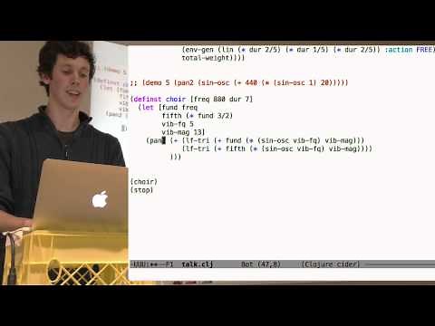 Music with Clojure and Overtone