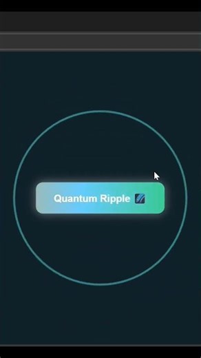 Create quantum ripple button with HTML CSS JavaScript 🔥😱🔥🧠#coding #viral #webdesign #shorts #video