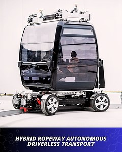 28K views · 294 reactions | Innovative transport solution seamlessly transfers you from a ropeway cabin to an autonomous electric vehicle at the station. | Startup Selfie | Facebook
