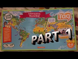 Interactive World Map ( part 1 ) -- LeapFrog Tag