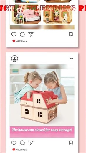 Twelfth Scale Dollhouse Furniture Set Villa Rabbit Family