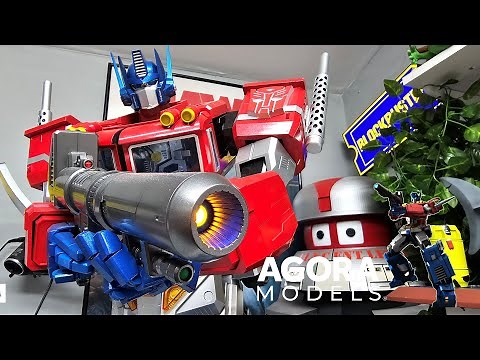 Agora Models Build the G1 Optimus Prime Transformer - Pack 12 - The Blaster