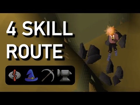Multiskilling Route - Runecrafting, Mining, Smithing & Magic | 2004scape - Lost City