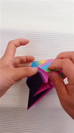 How to make an Attractive Paper Folding Flower design. #flower #shorts #viral #subscribe #diy #arts.