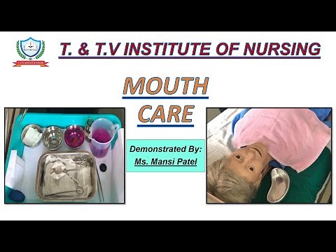 Mouth care procedure