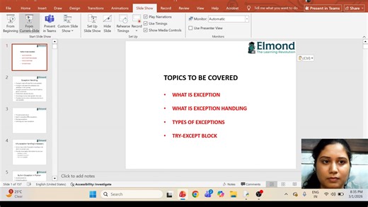 Python-42(Exception Handling overview,try-except)