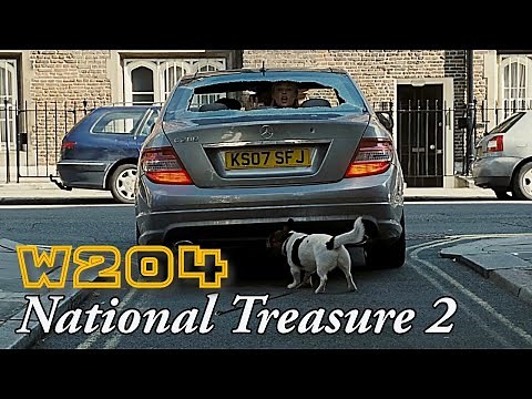 Mercedes-Benz C-Class W204 in Action: London Car Chase Scene from National Treasure: Book of Secrets