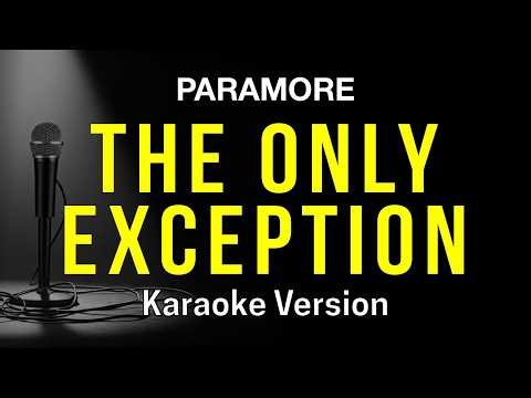 The Only Exception - Paramore (Karaoke Version)