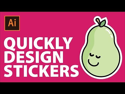 How to design stickers in illustrator