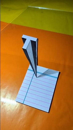 how to draw 3D letter T#illusion #drawing #3dart