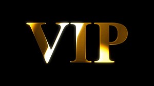 Download Vip text gold effect animation with black screen for free