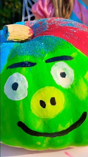 Angry birds pumpkin #shorts #angrybirds