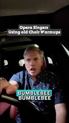Opera Singers using old warm ups #singers #comedy #opera