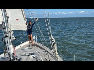 A Hallberg-Rassy 48 mk II, sailing the Waddenzee from Vlieland to Kornwerderzand June 2024.