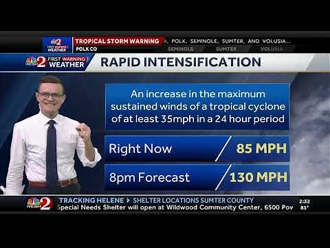 Hurricane Helene: What is rapid intensification?