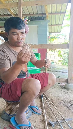 effective fishing gig (spear) tutorials, it can last for many season. #creativeideas #fishingadventure gears #mophenworksmart | Mophenchung N