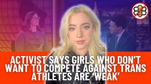 Not the Bee on Instagram: "Trans cyclist "Veronica Ivy" just went on Trevor Noah and made every logical fallacy known to mankind, then insulted women and accused any critics of being racist misogynists to boot! Ashley St. Clair responds."