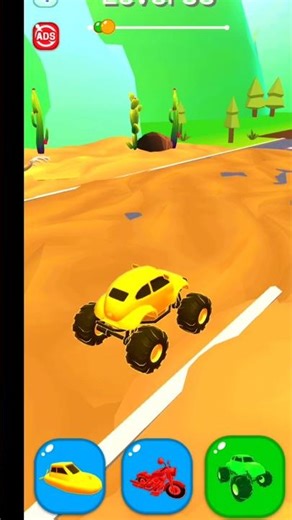 shape shifting funny gameplay racing #mobilegaming #games #shorts #viral