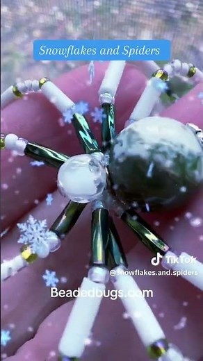 New spider creation ❄🕷 Beadedbugs.com