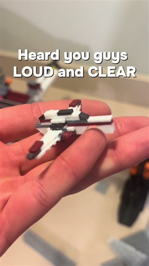 Republic fleet loading… shoutout lil bro for helping me assemble my fleet of 50% scale arc 170s #3dprinting #bricktok #legostarwars #diy #legotiktok