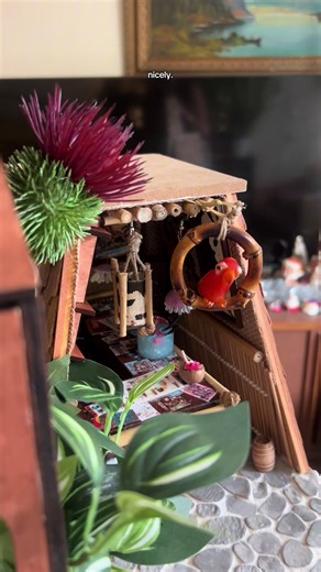 Creating a Miniature Parrot for Your Dollhouse Tiki Bar