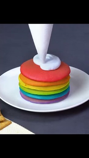 #Short - How to make a Skittles Rainbow Cake
