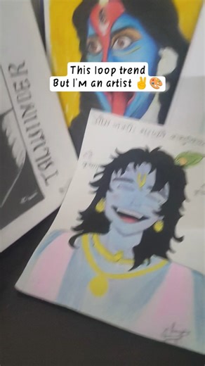 This loop but I'm an artist ✌️#loop #artloop #looptrack #newtrend #ytshorts #art #sketchart #sketch