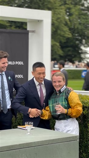 World Pool on Instagram: "All the love for WITNESS STAND! 🫶 @vincentho.official presents the trophy for the G2 HKJC World Pool Lennox Stakes to our winning connections. #WorldPool | @hkjcracingsports"