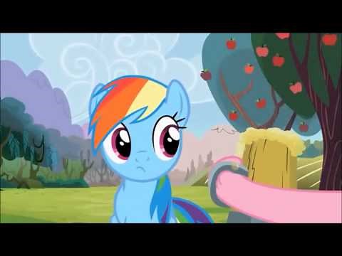 Pinkie Pie and Rainbow Dash advertise cider