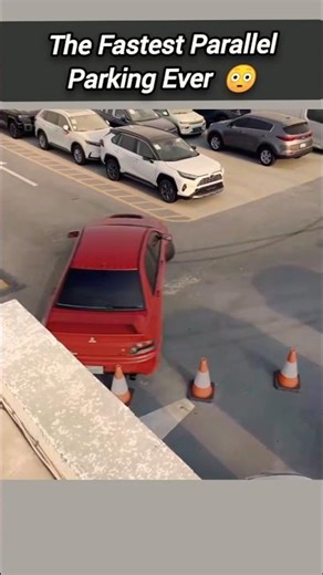 That Parking Spot Didn't Even See It Coming 😳 #evo #drift#parallel park