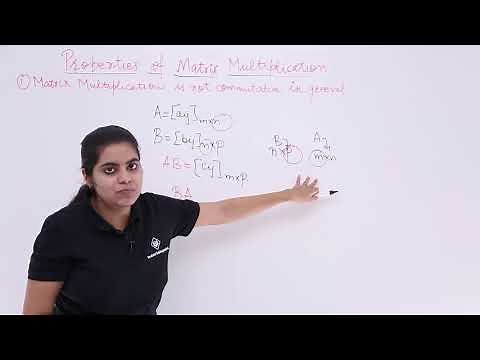 Class 12th – Multiplication of Matrices Property-1 | Matrices | Tutorials Point