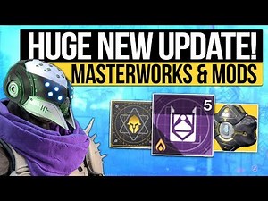 Destiny 2 News | END GAME UPDATE! Masterwork Armor, New Mods Detailed, New Raid Loot & Iron Banner!
