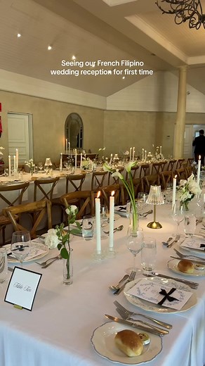 Dream French Filipino Wedding Reception Ideas
