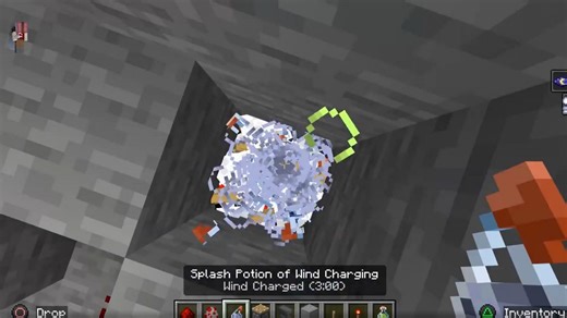 Minecraft player discovers cool way to use new wind charged potions