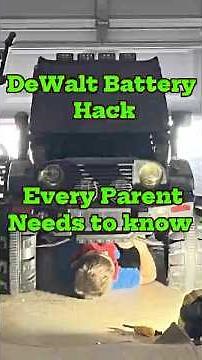 DeWalt Battery Hack Every Parent Needs to Know #viralvideo #diy #diydad #parentinghacks